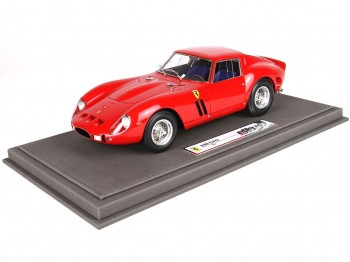Ferrari 250 GTO 1962 BBR Models 1/18 BBR1807A Red with display case