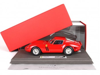 Ferrari 250 GTO 1962 BBR Models 1/18 BBR1807A Red with display case