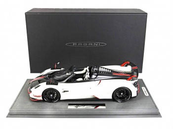 Pagani Huayra Roadster BC BBR Models 1/18 P18159E Bianco Perla Metallizzato con vetrina