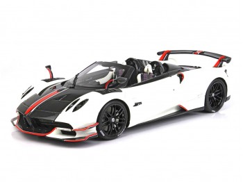 Pagani Huayra Roadster BC BBR Models 1/18 P18159E Bianco Perla Metallizzato con vetrina