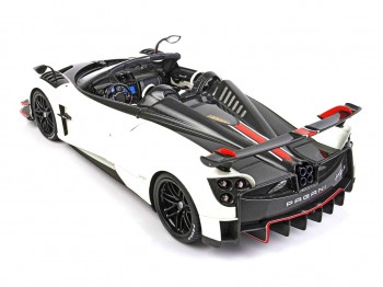 Pagani Huayra Roadster BC BBR Models 1/18 P18159E Bianco Perla Metallizzato con vetrina