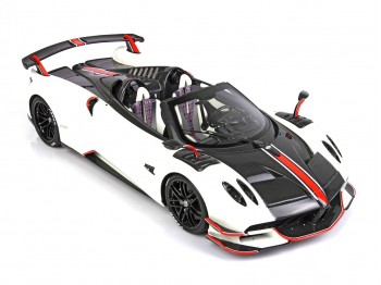 Pagani Huayra Roadster BC BBR Models 1/18 P18159E Bianco Perla Metallizzato con vetrina