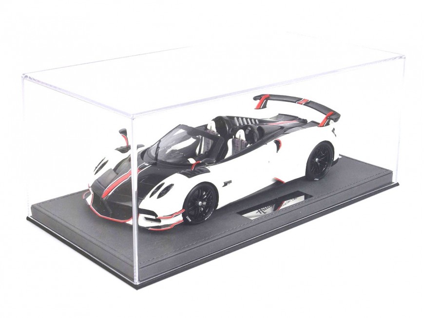 Pagani Huayra Roadster BC BBR Models 1/18 P18159E Bianco Perla Metallizzato con vetrina