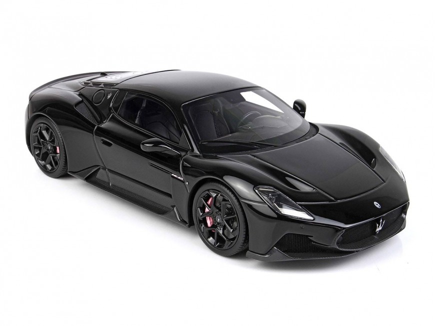Maserati MC20 BBR Models 1/18 P18191DB David Backham Special Edition Metallic Enigma Black with display case