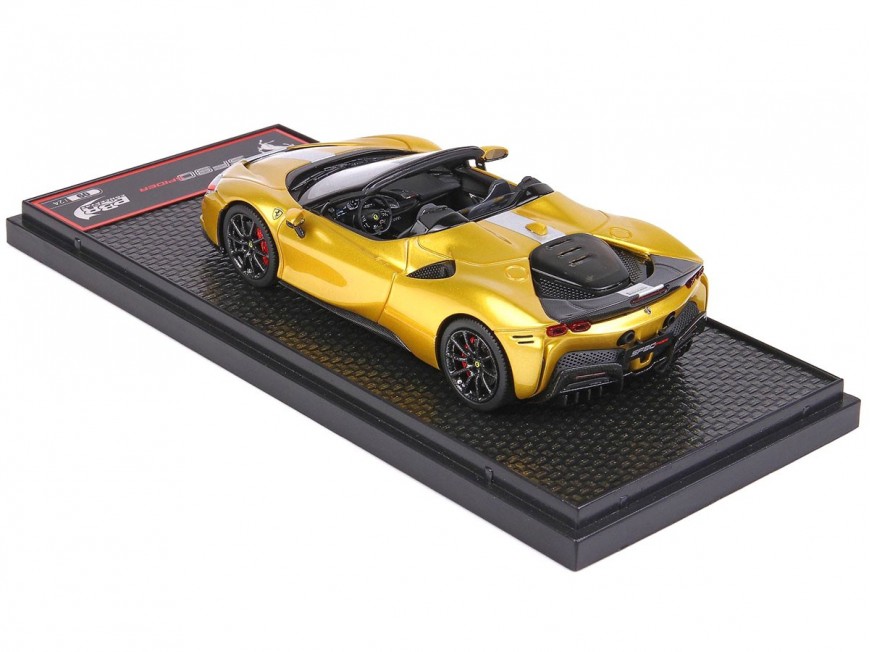 Ferrari SF90 Spider Pack Fiorano BBR Models 1/43 BBRC256A Jaune Montecarlo Métallisé