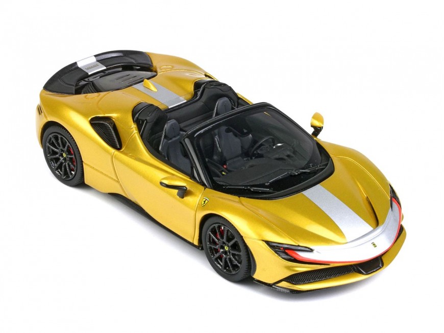 Ferrari SF90 Spider Pack Fiorano BBR Models 1/43 BBRC256A Giallo Montecarlo Metallizzato
