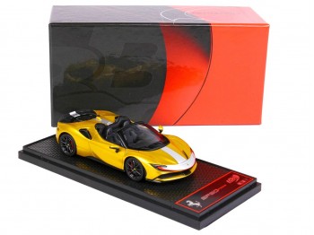 Ferrari SF90 Spider Pack Fiorano BBR Models 1/43 BBRC256A Giallo Montecarlo Metallizzato
