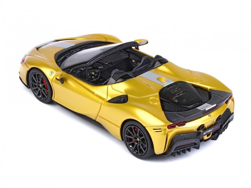 Ferrari SF90 Spider Pack Fiorano BBR Models 1/43 BBRC256A Giallo Montecarlo Metallizzato
