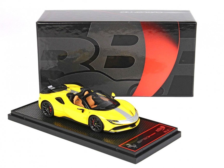 Ferrari SF90 Spider Pack Fiorano BBR Models 1/43 BBRC256E1 Giallo Modena