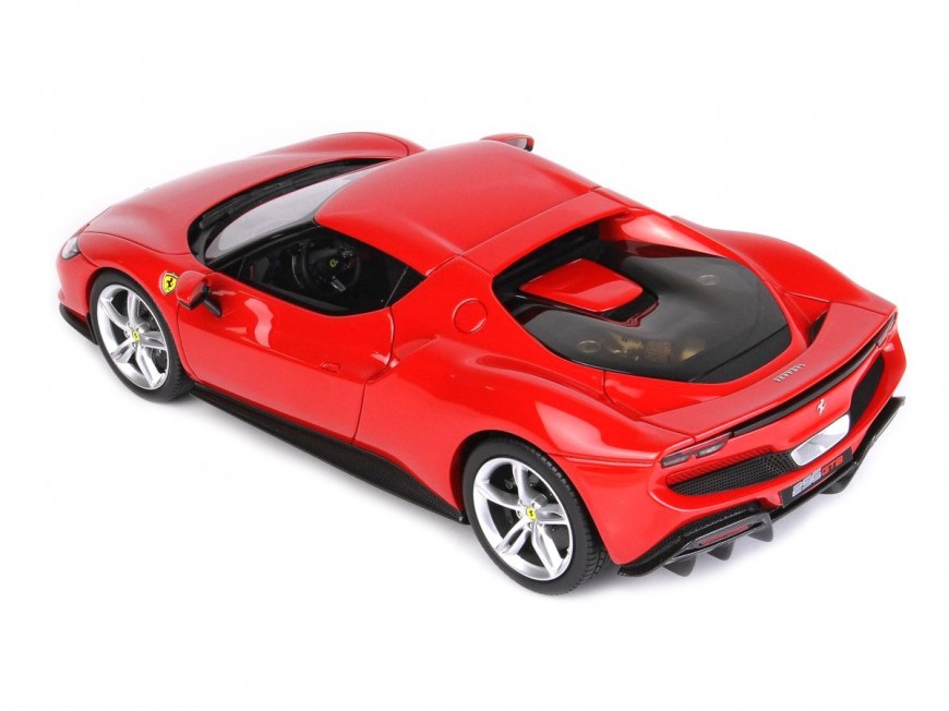 Ferrari 296 GTB BBR Models 1/18 P18210A Rosso Corsa 322 con vetrina