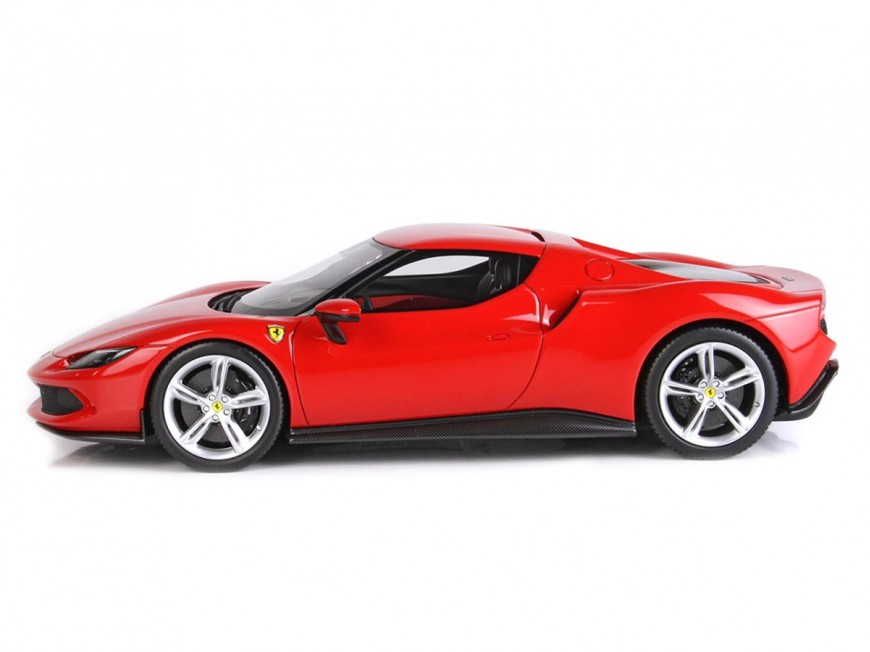 Ferrari 296 GTB BBR Models 1/18 P18210A Corsa 322 Red with display case
