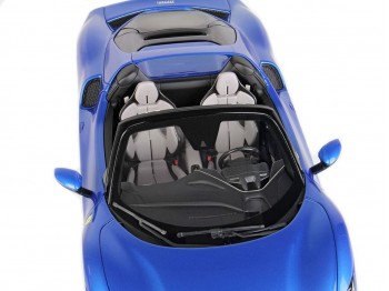 Ferrari 296 GTS BBR Models 1/18 P18215F Metallic Corsa Blue with display case