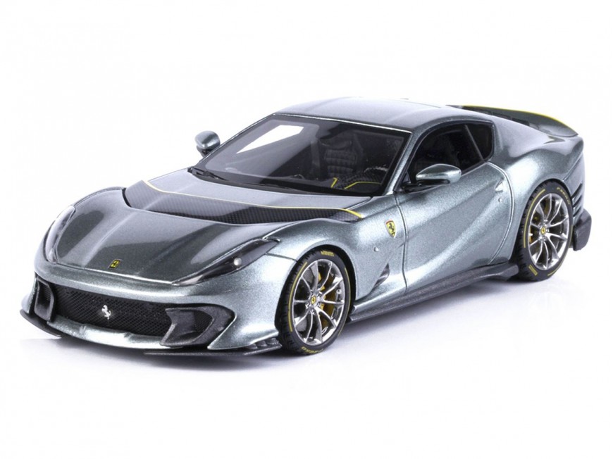 Ferrari 812 Competizione BBR Models 1/43 BBRC259A2 Gris Coburn Métallisé