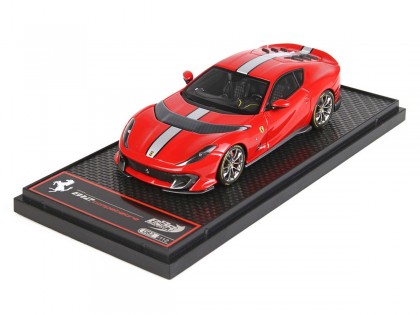 Ferrari 812 Competizione BBR Models 1/43 BBRC259B1 Rouge de Course 322