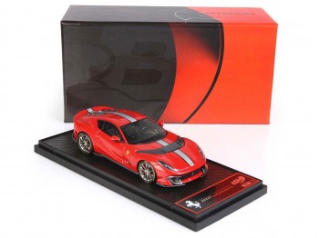 Ferrari 812 Competizione BBR Models 1/43 BBRC259B1 Rouge de Course 322