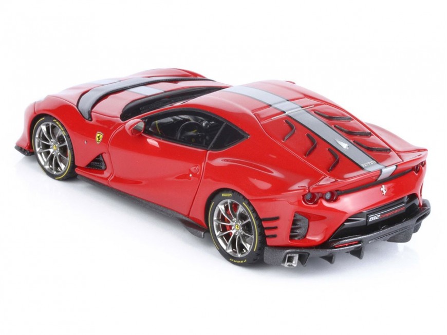 Ferrari 812 Competizione BBR Models 1/43 BBRC259B1 Rouge de Course 322