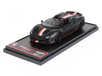 Ferrari 488 Pista Spider Charles Leclerc BBR Models 1/43 BBRC270 Nero Opaco