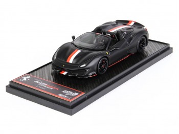 Ferrari 488 Pista Spider Charles Leclerc BBR Models 1/43 BBRC270 Nero Opaco