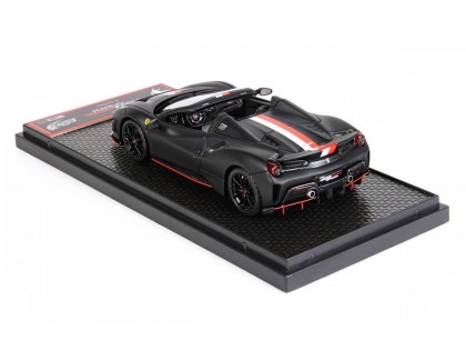 Ferrari 488 Pista Spider Charles Leclerc BBR Models 1/43 BBRC270 Nero Opaco 2