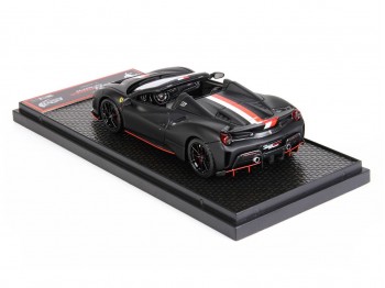 Ferrari 488 Pista Spider Charles Leclerc BBR Models 1/43 BBRC270 Nero Opaco