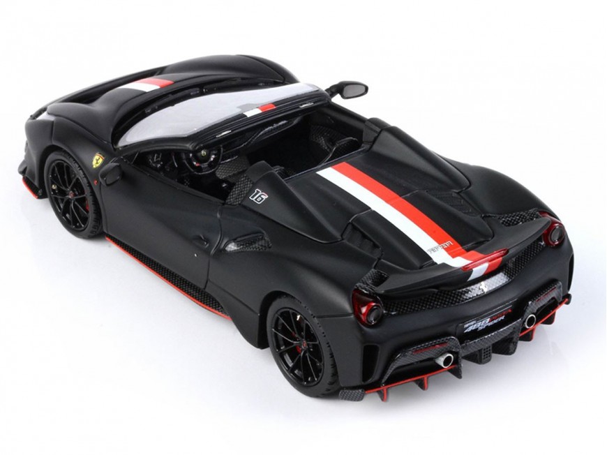 Ferrari 488 Pista Spider Charles Leclerc BBR Models 1/43 BBRC270 Matt Black