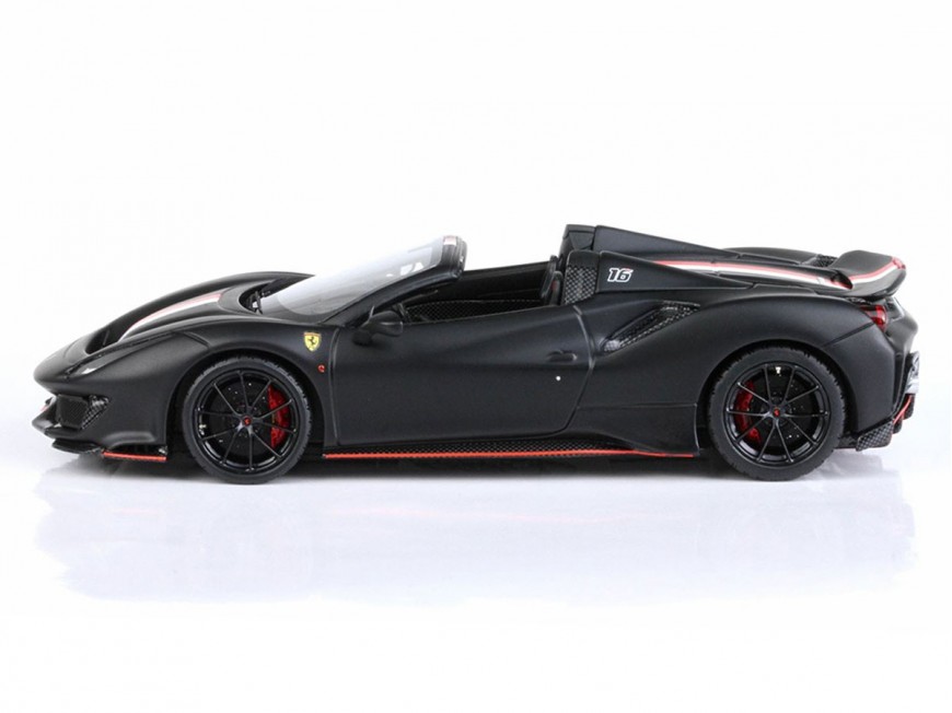 Ferrari 488 Pista Spider Charles Leclerc BBR Models 1/43 BBRC270 Nero Opaco