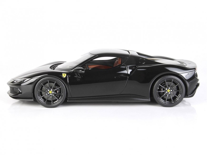 Ferrari 296 GTB BBR Models 1/18 P18210E2 Noir Brillant 1250 avec vitrine