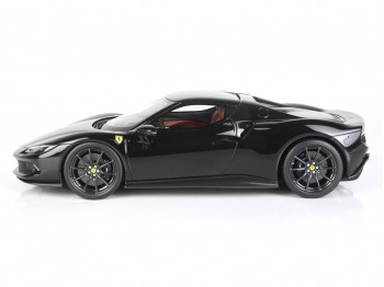 Ferrari 296 GTB BBR Models 1/18 P18210E2 Noir Brillant 1250 avec vitrine
