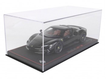 Ferrari 296 GTB BBR Models 1/18 P18210E2 Nero Lucido 1250 con vetrina