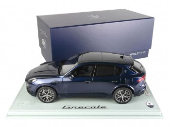 Maserati Grecale Trofeo BBR Models 1/18 P18220D Nobile Blue with display case