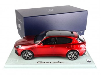 Maserati Grecale Trofeo BBR Models 1/18 P18220B Granturismo Red with display case