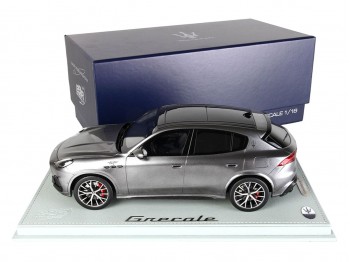 Maserati Grecale Trofeo BBR Models 1/18 P18220C Grigio Lava  con vetrina
