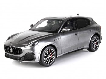 Maserati Grecale Trofeo BBR Models 1/18 P18220C Grigio Lava  con vetrina