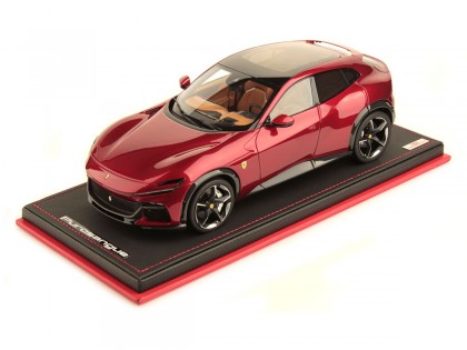 Ferrari Purosangue MR Collection 1/18 FE038D Metallic Portofino Red with display case