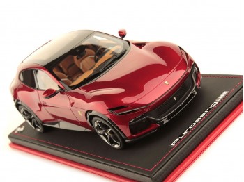 Ferrari Purosangue MR Collection 1/18 FE038D Metallic Portofino Red with  display case