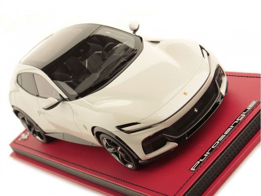 Ferrari Purosangue MR Collection 1/18 FE038C Metallic Italia White with display case