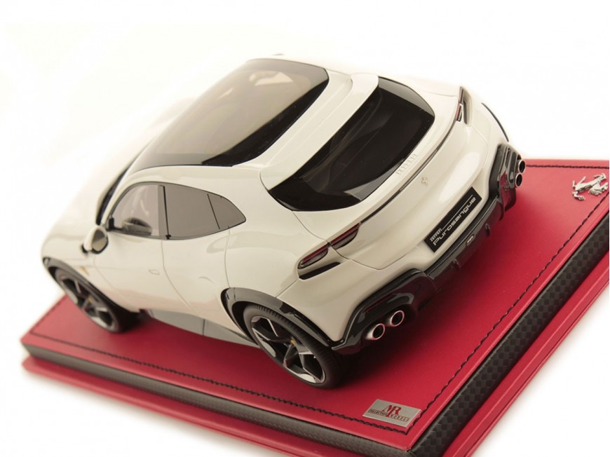 Ferrari Purosangue MR Collection 1/18 FE038C Metallic Italia White with display case