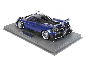 Pagani Imola BBR Models 1/18 P18192A Blue Carbon Fiber with display case
