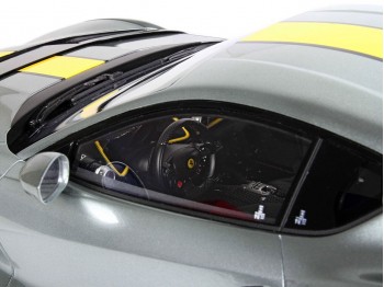 Ferrari 812 Competizione BBR Models 1/12 BBR1215A Metallic Coburn Grey with display case
