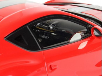 Ferrari 812 Competizione BBR Models 1/12 BBR1215B1 Rosso Corsa 322 con vetrina