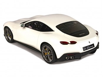 Ferrari Roma BBR Models 1/18 P18185M Bianco Italia Metallizzato con vetrina