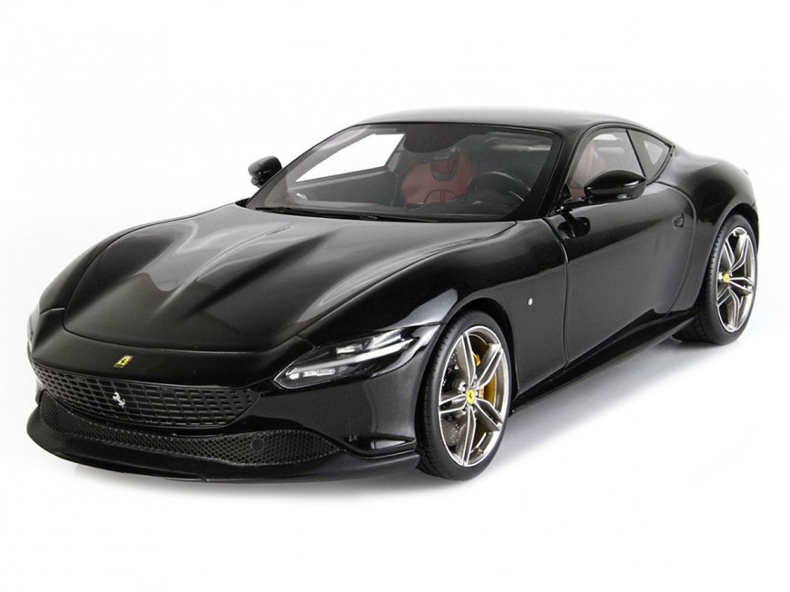 Ferrari Roma BBR Models 1/18 P18185MB Daytona Black with display case