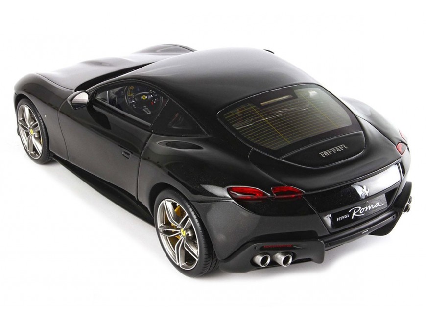 Ferrari Roma BBR Models 1/18 P18185MB Daytona Black with display case