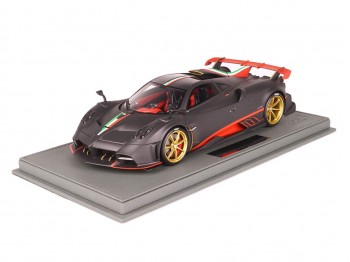 Pagani Imola BBR Models 1/18 P18192B Carbon Fiber with display case