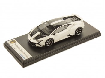 Lamborghini Huràcan Tecnica Looksmart 1/43 LS536E Bianco Asopo con livrea Nera