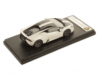 Lamborghini Huràcan Tecnica Looksmart 1/43 LS536E Bianco Asopo con livrea Nera