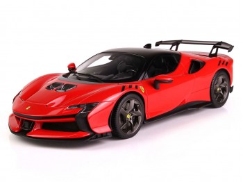 Ferrari SF90 XX Stradale BBR Models 1/18 P18188I Rosso Corsa 322 con vetrina