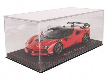 Ferrari SF90 XX Stradale BBR Models 1/18 P18188I Rosso Corsa 322 con vetrina
