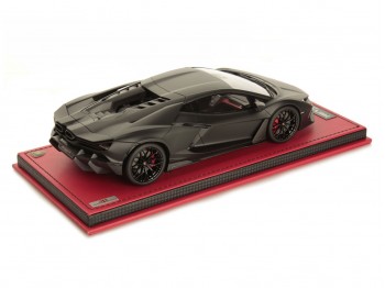 Lamborghini Revuelto MR Collection 1/18 LAMBO058F Nero Nemesis Opaco con vetrina