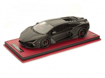 Lamborghini Revuelto MR Collection 1/18 LAMBO058F Nero Nemesis Opaco con vetrina